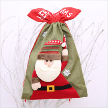 Load image into Gallery viewer, Large Christmas Ornaments Christmas Gift Bag Santa Claus DrawString Bag Christmas Tree Decoration Children Surprise Bag