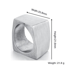 Load image into Gallery viewer, Skhek Stainless Steel Viking Geometry Gold Ring Vintage Hammer Retro Punk jewelry Finger Man Love Jewelry Couple Gift Wholesale
