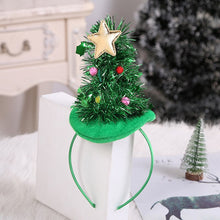 Load image into Gallery viewer, Christmas Tree Headband Elk Santa Snowman Ornaments Noel Decor Navidad New Year 2022 Gifts Christmas Decorations for Kids Adult