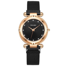 Load image into Gallery viewer, Christmas Gift Creative Diamond Dial Women Watches Fashion Loopback Magnet Buckle Ladies Quartz Wristwatches Simple Female Watch bracelet Gifts