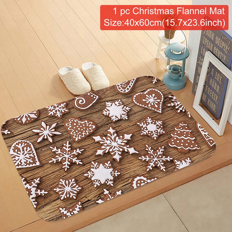 Christmas Gift Christmas Doormat Santa Claus Carpet Merry Christmas Decorations For Home 2021 Xmas Navidad Natal Gifts Happy New Year 2022