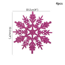 Load image into Gallery viewer, Christmas Gift Snowflakes Decor Christmas Hanging Pendants Home Christmas Tree Decorations Ornaments New Year Xmas Party Winter Decoration