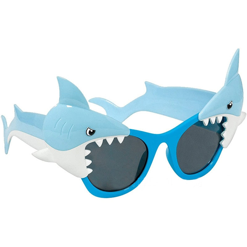 Children Shark Glasses Shark Theme Parti Hawaii Kids Birthday Party Fav Boy Funny Ocean One 1st Birthday Party Baby Shower Shark