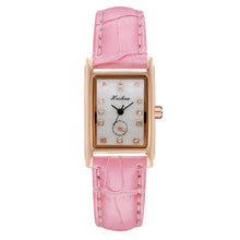Load image into Gallery viewer, Christmas Gift Simple Watch For Women Bracelet Casual Leather Rectangle Ladies Watches Female Quartz Clock Dress Rhinestone Women Wrist Watch