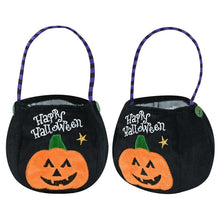 Load image into Gallery viewer, SKHEK Halloween Pumpkin Candy Bag Trick Or Treat Witch Cat Portable Cookie Storage Bags For Kids Halloween Party Gifts Packing Decor