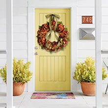 Load image into Gallery viewer, Christmas Gift 30/40CM Thanksgiving Autumn Wreath Silk Cloth Hydrangea Design for Fireplaces Windows Walls Doors Home Garden Decor Accessories