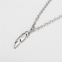 Load image into Gallery viewer, Skhek European and American hip-hop necklace men&#39;s jewelry simple personality wild street long stainless steel pendant necklace