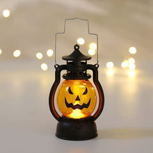 Load image into Gallery viewer, SKHEK Halloween LED Haloween Pumpkin Ghost Lanter Candle Light Halloween Party Decoration For Home Holiday Bar Horror Props Oil Lamp Kids Toy
