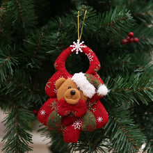 Load image into Gallery viewer, Christmas Gift Christmas Tree Hanging Ornaments Non-Woven Doll Santa Claus Elk Bear Xmas Tree Wall Pendant For Home Decoration New Year 2022
