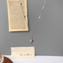 Load image into Gallery viewer, Christmas Gift 925 Sterling Silver Exquisite Star Pendant Necklace Women Bohemian Classic Vintage Birthday Party Gift Jewelry
