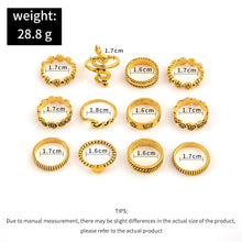Load image into Gallery viewer, Skhek  12 Pcs Vintage Snake Rings for Women Trendy Aesthetic Flower 2022 Trend Kpop Gothic Anillos Fashion Jewelry Streetwear