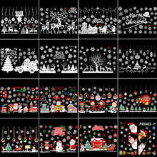 Load image into Gallery viewer, Christmas Gift Santa Claus Christmas Windows Sticker Merry Christmas Decorations For Home 2021 Cristmas Windows Decor Xmas Navidad Noel Gifts