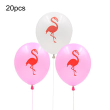 Load image into Gallery viewer, 1set Flamingo DIY Cocktail Parasols Paper Umbrella Drink Picks Cake Topper Picks Paperboard Crafts For Birthday/Party Supplies