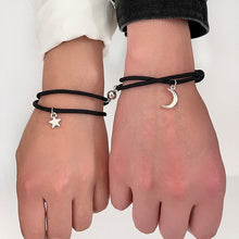 Load image into Gallery viewer, Skhek  2 Pcs Couple Charm Bracelet For Women Heart Key Lock Link Wrist Chain Best Friend Armband Aesthetic Jewelry Gift Egirl
