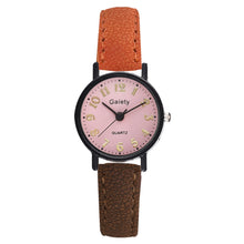 Load image into Gallery viewer, Christmas Gift Gaiety Brand Retro Brown Women Watches Qualities Small Ladies Wristwatches Vintage Leather Bracelet Watch Fashion Female Clock