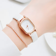 Load image into Gallery viewer, Christmas Gift Women&#39;s Fashion Black Small Watches Vintage Leather Ladies Wrist Watches Simple Oval Dial Dress Retro Female Quartz Wristwatches
