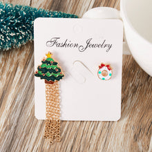 Load image into Gallery viewer, Christmas Gift Merry Christmas Brooches Christmas Garland Socks Bells Christmas Tree Enamel Badge Small Brooch Women Fashion Party Jewelry Gift
