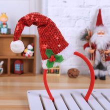 Load image into Gallery viewer, Christmas Gift Hair Accessories for Girls Christmas Headband Santa Tree Elk Ears Ornaments Xmas Party Cosplay Christmas Decorations Kids Gifts