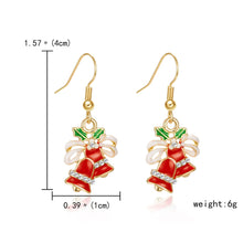 Load image into Gallery viewer, Christmas Gift New Christmas Drop Earrings Star Cartoon Gingerbread Man Angel Dangle Earrings For Women Xmas Festival New Year Party Jewelry