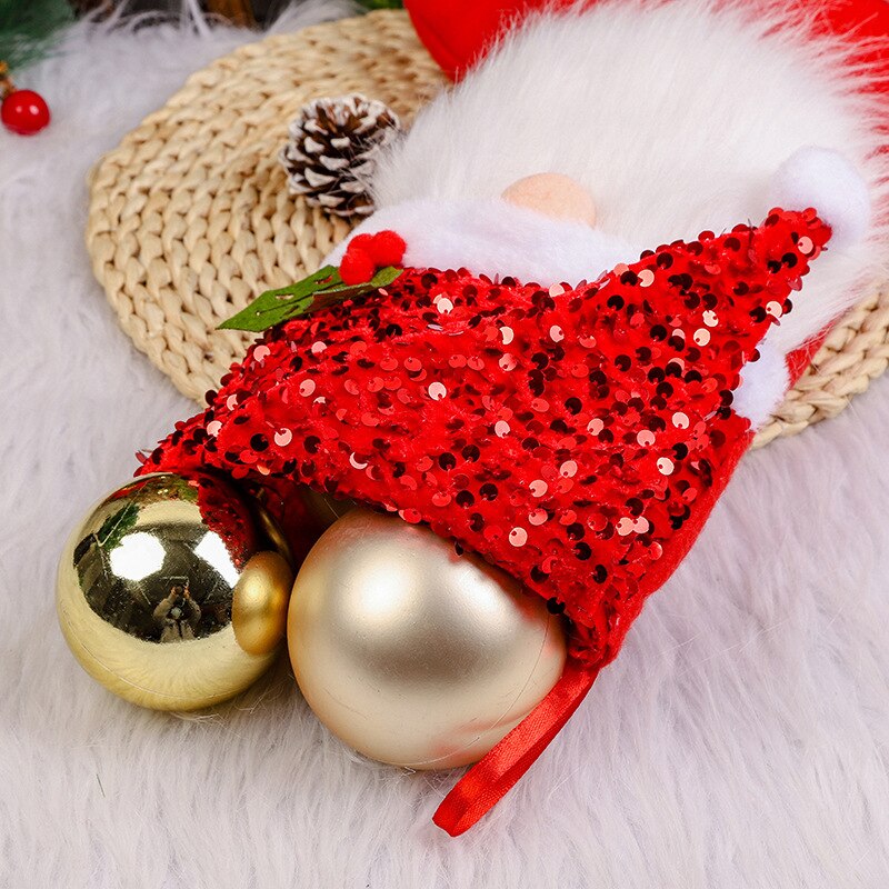 Christmas Decorations Candy Bag Creative Faceless Angel Gift Socks Home Hotel Shopping Mall Props Christmas Tree Ornaments DIY