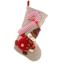 Load image into Gallery viewer, Christmas Gift Christmas Stockings Socks Knitted Wool Large Socks Fireplace Xmas Tree Hanging Ornaments For Christmas Decoration Candy Gift Bag
