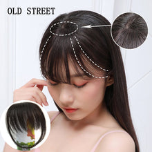 Load image into Gallery viewer, False Synthetic Bangs Hair Extension Fake Fringe Natural Hair Clip on Hairpieces Light Brown HighTemperature Wigs