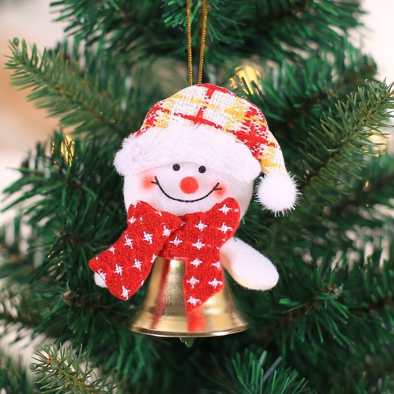 Christmas Gift 1Pc Bells Doll Christmas Ornaments Merry Christmas Decorations for Home Christmas Tree Decor Party Navidad Noel New Year 2022