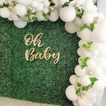 Load image into Gallery viewer, Skhek Baby Wooden Wall Sticker Baby Shower Decorations For Home Baby Girl Boy Babyshower Backdrop Christening Birthday Party Supplies