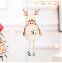 Load image into Gallery viewer, Christmas Gift Christmas Angel Doll Plush Christmas Tree Ornaments Merry Christmas Decorations For Home 2021 Xmas Navidad Gifts New Year 2022