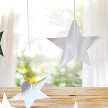 Load image into Gallery viewer, 4M Wedding Decoration Wall Hanging Paper Glitter Star Paper Garland Banner String Chain Birthday Party Decoration Baby Shower