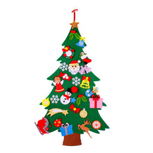 Load image into Gallery viewer, Christmas Gift DIY Felt Christmas Tree Merry Christmas Decor For Home 2021 Christmas Tree Ornament Santa Claus Kids Xmas Tree Navidad New Year