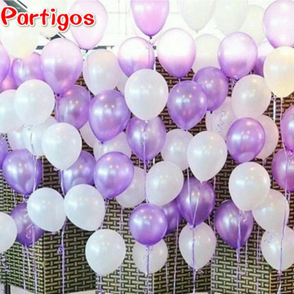 Skhek Graduation Party 30pcs/lot 10inch 1.5g Gold Black Silver Latex Helium Balloons Wedding Birthday Baby Shower Party Decor Supplies Kids Toy globos