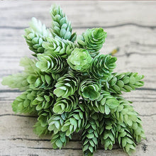 Load image into Gallery viewer, Skhek  30Pcs/Bundle Fake Green Plant Cheap Artificial Plastic Flowers For Home Table Decorative Wedding Christmas Diy Candy Gift Box