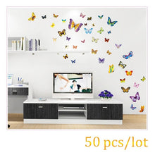 Load image into Gallery viewer, DIY Home Decoration Wall Switch Butterfly Stickers Colorful Label Decor