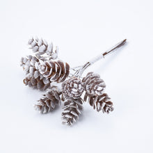 Load image into Gallery viewer, Skhek  10Pcs/Bundle Artificial Plants Fake Pine Cone Decorative Flowers Wreaths Christmas Home Decor Diy Gifts Handmade Pompon