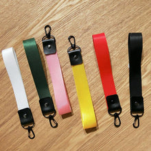 Load image into Gallery viewer, 6 Solid Colors Ribbon Keychain Key Chain Lanyard For Phone Case Wallet Ribbon For Women Bag Charms Cars Keyring Key Ring