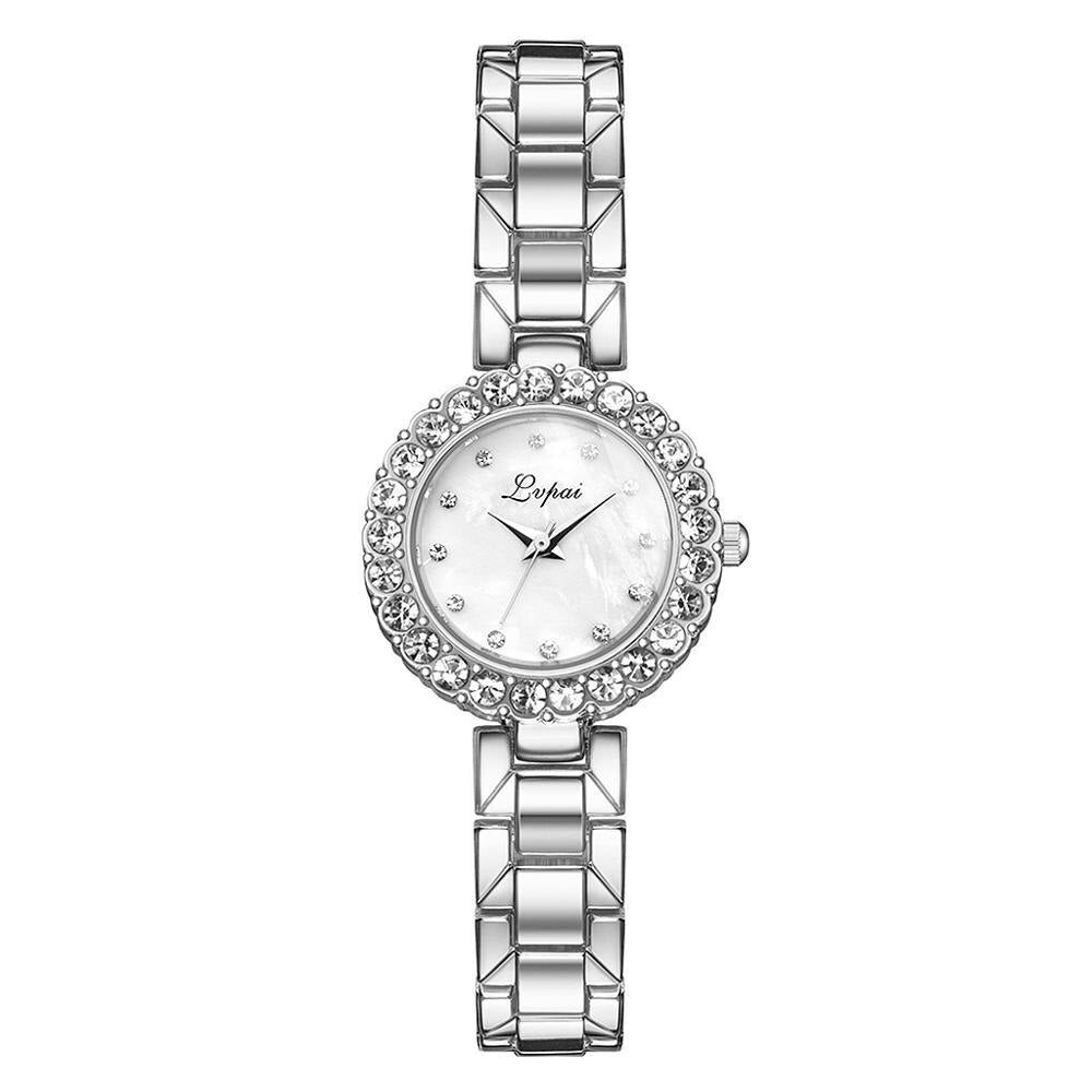 Christmas Gift Lvpai Brand Luxury Bracelet Watches Set For Women Fashion Geometric Bangle Quartz Clock Wrist Watch Zegarek Damski Drop Shipping