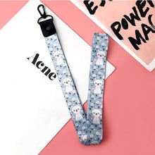 Load image into Gallery viewer, Cute Pattern DIY Ribbon Band Long&amp;Short Straps Keychain Women Girl Key Ring For Bag Car Phone Charms Gift Fashion Jewelry