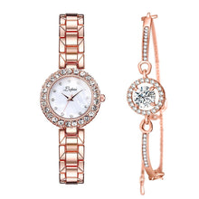 Load image into Gallery viewer, Christmas Gift Lvpai Brand Luxury Bracelet Watches Set For Women Fashion Geometric Bangle Quartz Clock Wrist Watch Zegarek Damski Drop Shipping