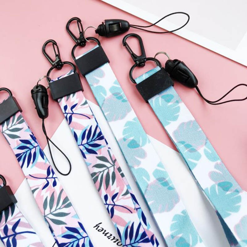 Cute Pattern DIY Ribbon Band Long&Short Straps Keychain Women Girl Key Ring For Bag Car Phone Charms Gift Fashion Jewelry