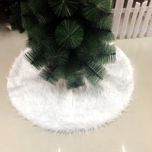 Load image into Gallery viewer, Christmas Gift White Snow Plush Christmas Tree Skirt Base Floor Mat Cover Merry Christmas tree ornaments New Year Decorations For Home 25