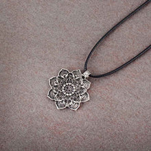 Load image into Gallery viewer, Skhek Vintage OM Mandala Amulet Lotus Meditation Pendant Necklace Spiritual Tibetan Geometry Religious Necklaces Lovers Jewelry