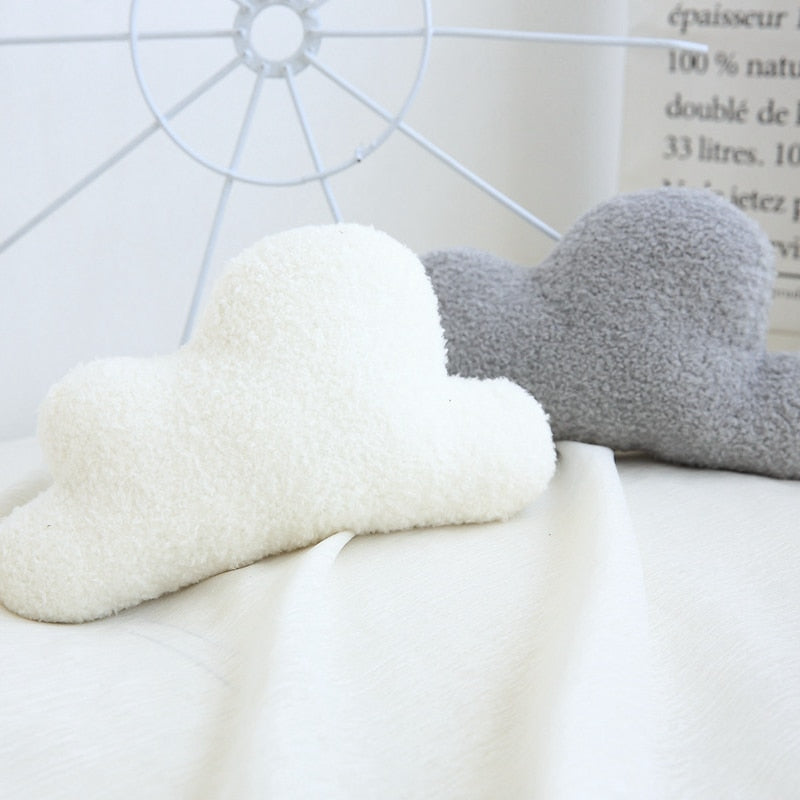 Skhek Cute 3 Sizes Cloud Shaped Pillow Cushion Stuffed Plush Toy Bedding Baby room Home Decoration Gift