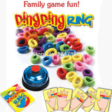 Skhek  Funny Challenge Ring Ding Toy Family Party  Games Great Practical Gadgets For 2-6 Players With 24 Picture Cards 60 Hair  1 Bell