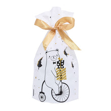 Load image into Gallery viewer, 5/10pcs Candy Cookies Gift Bags With Ribbon Snack Biscuit Baking Package Wedding Birthday Party Decoration Christmas Gift Bags