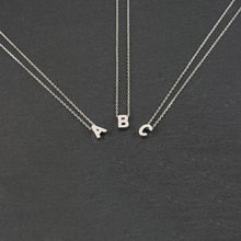 Load image into Gallery viewer, Fashion Gold Chain Initial Charms Necklace Pendant Metal Letters For Jewelry Cut Letters Single Name Necklaces