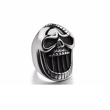 Load image into Gallery viewer, Skhek Fashion Men Jewelry Skull Rings Punk  Vintage Scar Jaw Stainless Steel Ring For Men Accessoires Beer Bottle Opener