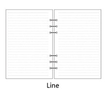 Load image into Gallery viewer, Skhek Back to school supplies Simple Style Translucent Matte Binder Loose Strap Loose Leaf Inner Core A6 A7 Notebook Diary A5 Planner Office Supplies
