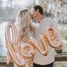 Load image into Gallery viewer, 40&#39;&#39; LOVE Letter Foil Balloons Wedding Balloons Valentines Day Wedding Birthday Party Decoration Adult Kids Gender Reveal Ballon