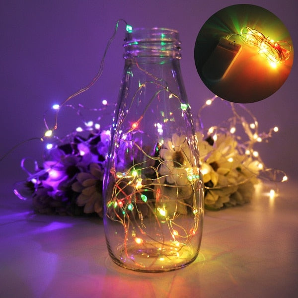2/3/5m Copper wire Led string Christmas decoration  fairy lights wedding festival party events DIY decoration night lights